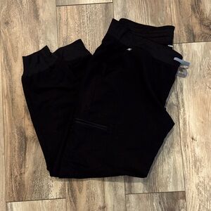 Figs Technical Collection Black Scrub Pants